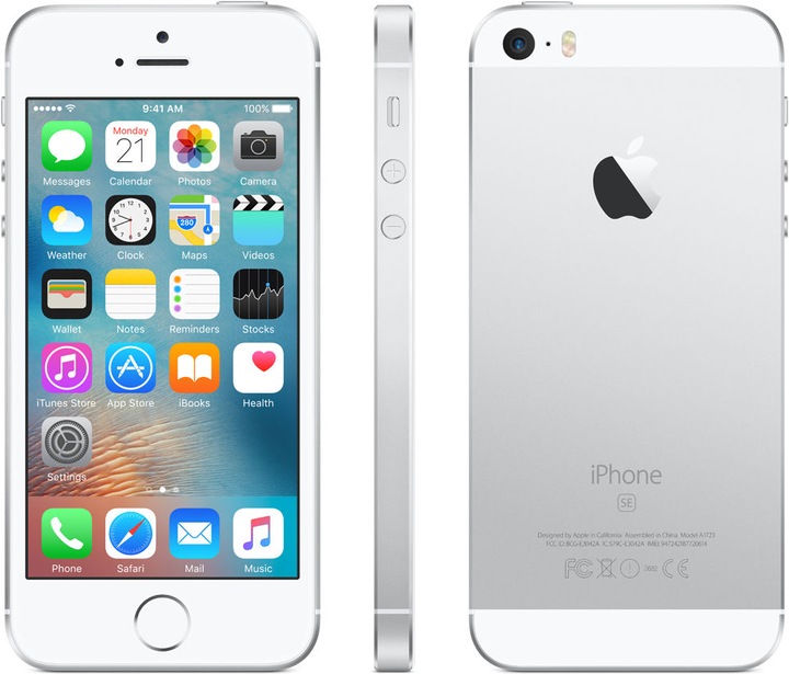 Produktbild Apple iPhone SE (32 GB, Silver, 4", Single SIM, 12 Mpx, 4G)