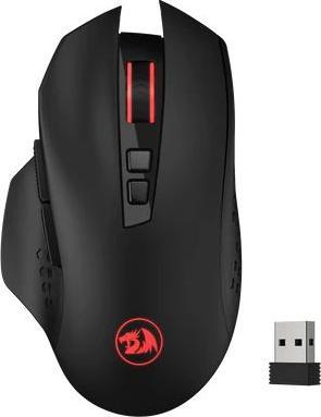 Redragon M656 Gainer Wireless Gaming Maus schwarz/rot (Kabellos)