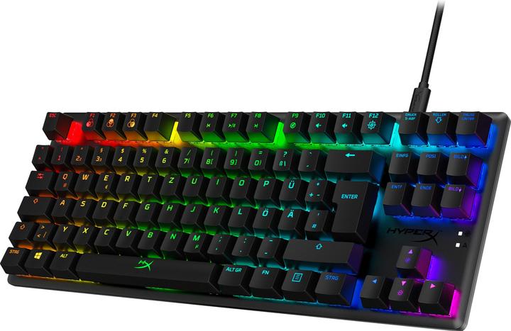 Productafbeelding HyperX Alloy Origins Core - Mechanisch Gaming Toetsenbord - HX Red (DE Layout) (DE, Bedraad)