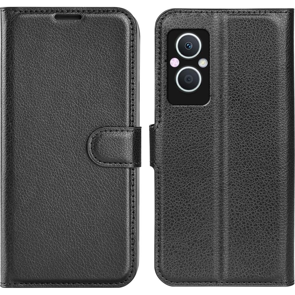 Thumbnail - Screenguard Oppo Reno8 Lite 5G Leather Guard Lederhülle (Oppo Reno 8 Lite 5G), Smartphone Hülle, Schwarz