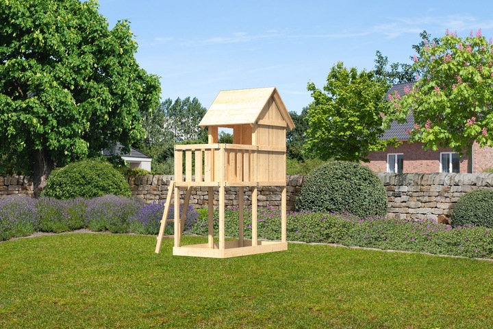 Produktbild Karibu Spielturm Frieda mit Anbau