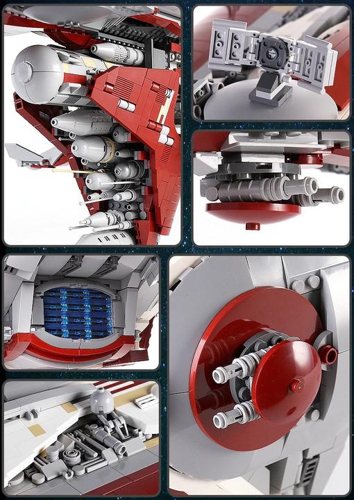 Actual product image Mould King Old Republic escort cruiser