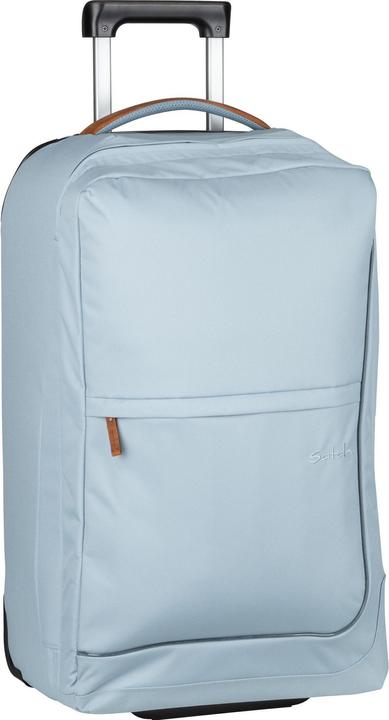 Actual product image Satch Flow M Pure Ice Blue Wheeled Suitcase (55 l)
