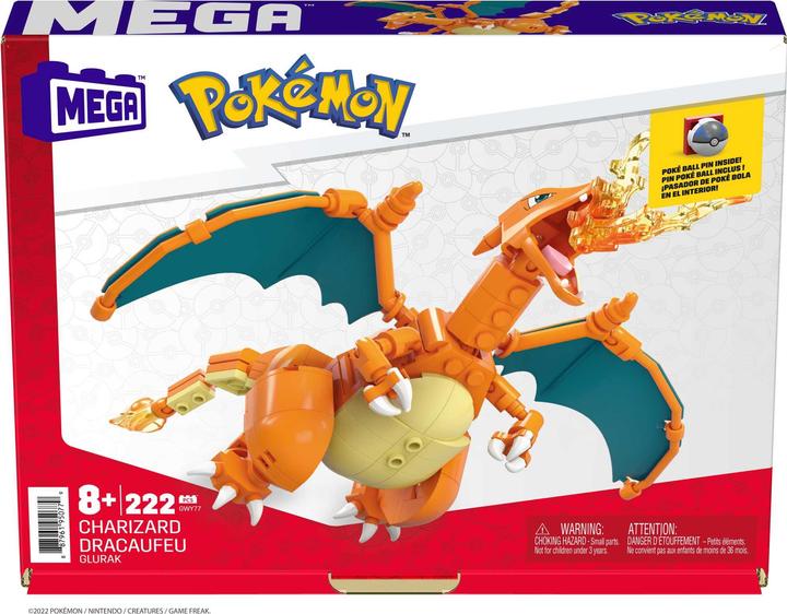 Actual product image Mega Construx Pokemon building set - Glurak