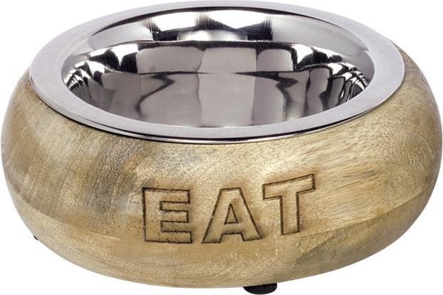 Produktbild Nobby Edelstahlnapf Eat mit Holzring (1.50 l)