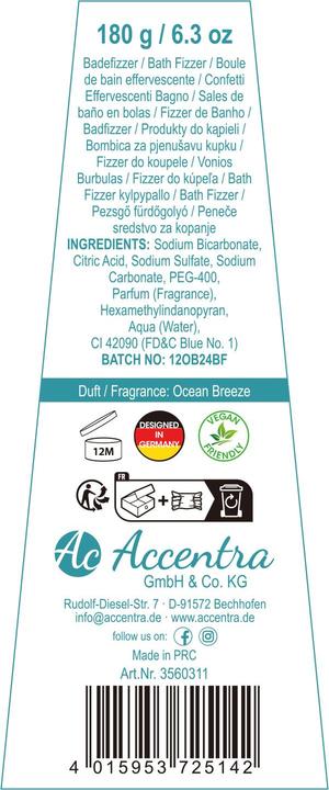 Produktbild Accentra Heimathafen in Geschenkbox (Badekugeln, 30 g)