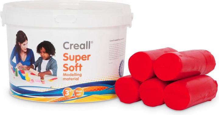 Produktbild Creall Supersoft klei Rood, 1750gr.