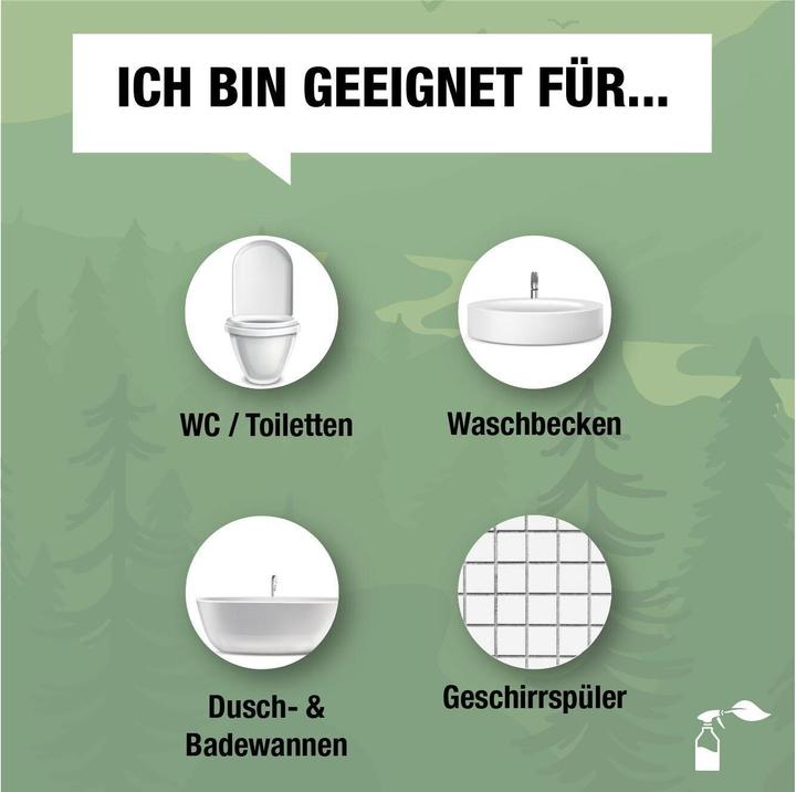 Actual product image Bio-chem Bathroom and Sanitary Cleaner Refill 1 l