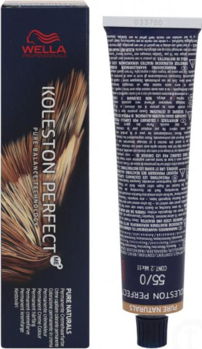 Actual product image Wella Koleston Pure Naturals (55/0 light brown intensive-natural)