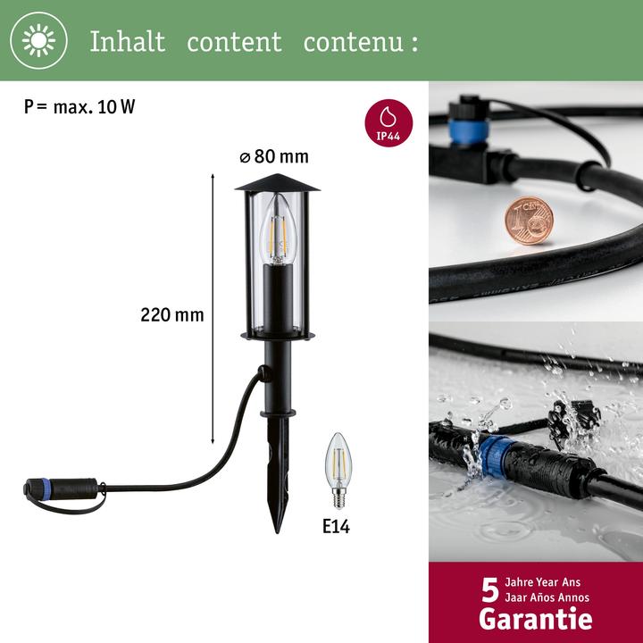 Produktbild Paulmann Mini Poller Classic (160 lm, E14, IP44)