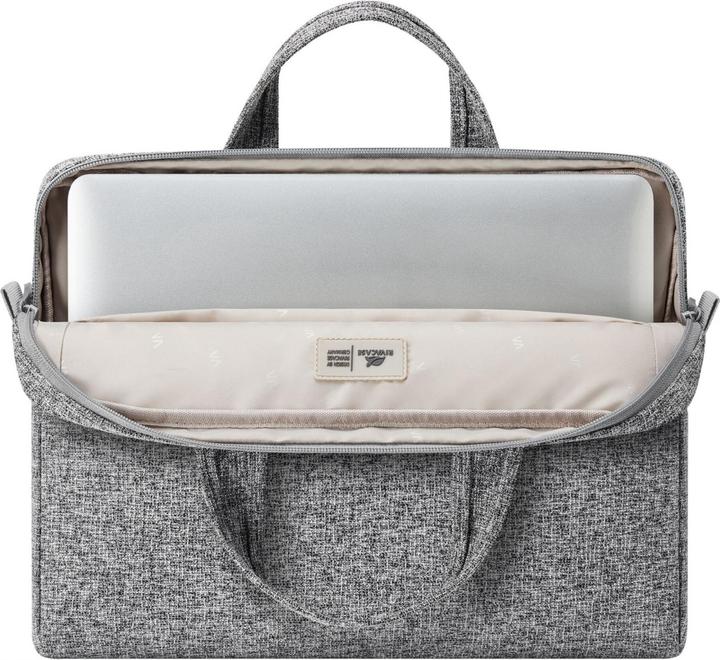 Actual product image Rivacase Riva Laptoptasche Anvik 14" light grey 7921 (14", Universal)