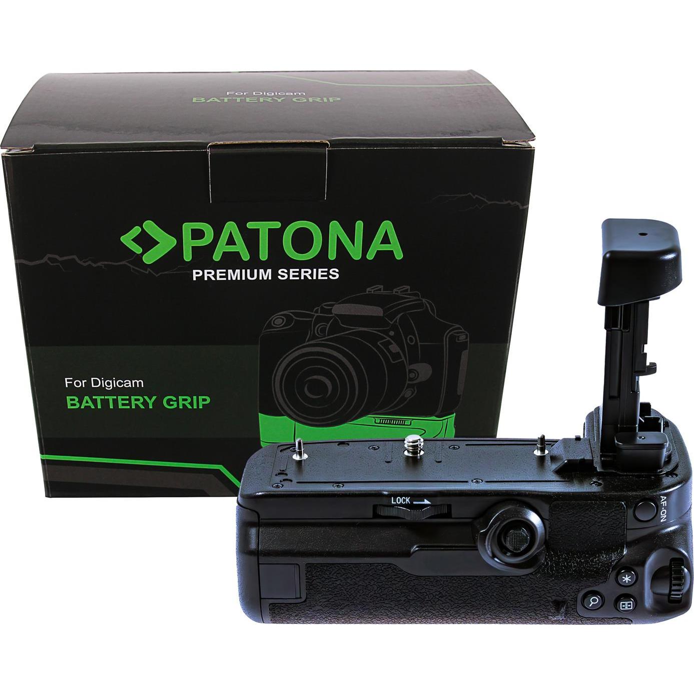 Patona Grip per batteria premium BG-R10 (Maniglia della batteria), Impugnatura + Battery grip, Nero