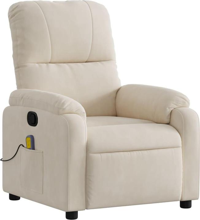 Produktbild VidaXL Massagesessel Beige Mikrofasergewebe,Farbe: Beige,Material