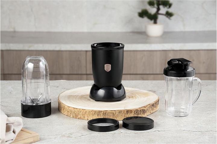 Produktbild BerlingerHaus Multifunktionsmixer mit Touch-Bedienung, Eis-Crusher, schwarz-roségold, 400 W (400 W)