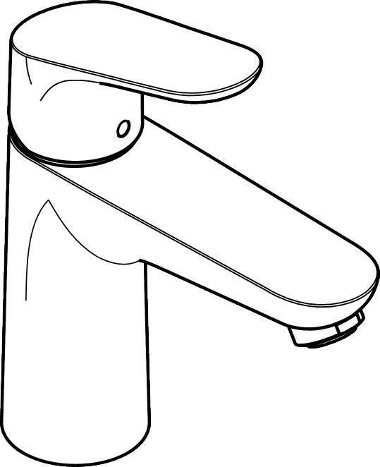 Image du produit hansgrohe Focus Einhebel-Waschtischarmatur 100 mit Zugstangen-Ablaufgarnitur