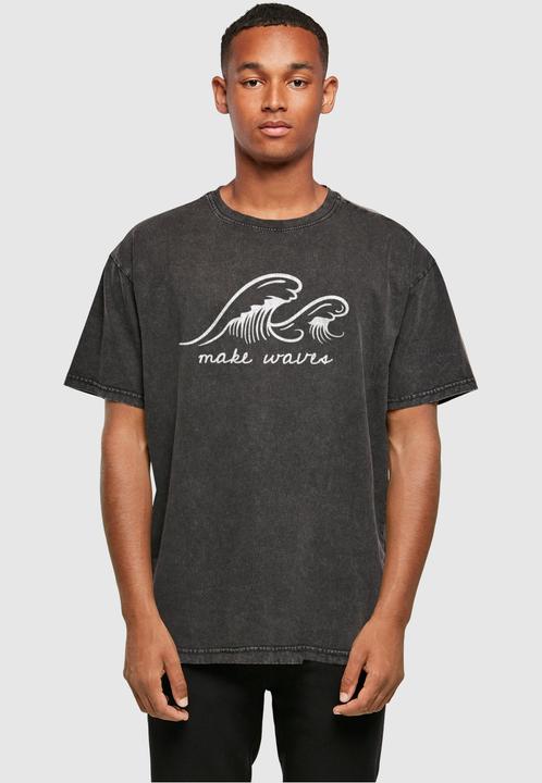 Immagine prodotto Merchcode Estate - Make waves - Maglietta oversize lavata con acido - 113039 (L)