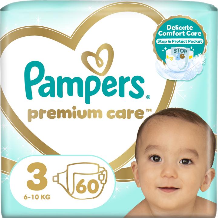 Actual product image Pampers Premium Care (Size 3, Half month box, 60 pcs.)