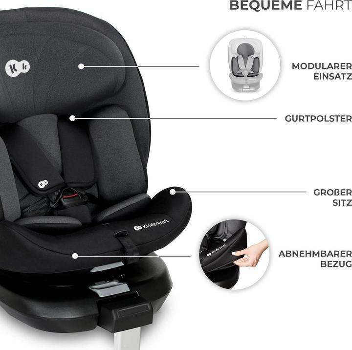 Produktbild KinderKraft Kinderautositz I-360 (Reboarder, ECE R129/i-Size Norm)