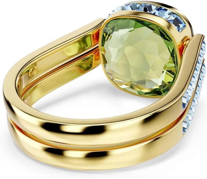 Immagine prodotto Swarovski Chroma Ring Kissenschliff Mehrfarbig Gold (58)