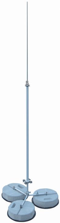 Actual product image Dehn FM D30 L2300 DBS R320 GRP AL STTZN interception rod 30 f. HVI-light cable SET w.