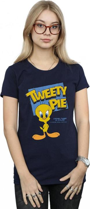 Actual product image Looney Tunes Womens/Ladies Classic Tweety Cotton T-Shirt (S)