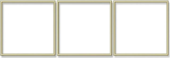 Actual product image Schipper MNZ aluminum frame triptych 40/120