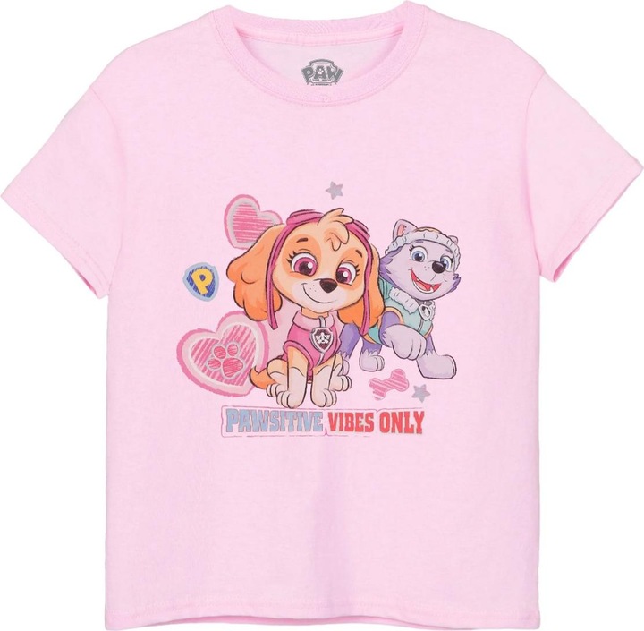 Produktbild Paw Patrol Pawsitive Vibes Only TShirt Mädchen (128)