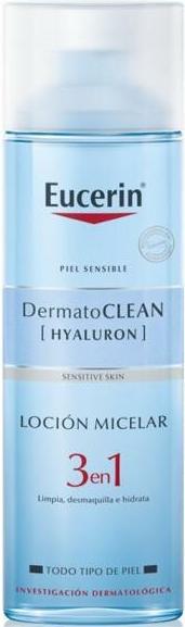 Actual product image Eucerin Dermato Clean Hyaluron 3 in 1 Micellair Water Lotion 400 ml (Blackhead remover, 400 ml)