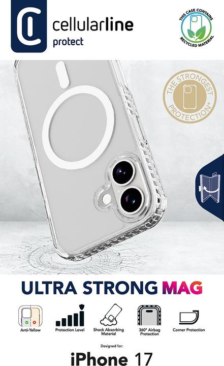 Produktbild Cellularline Ultra Strong MAG Case (Apple iPhone 17, Apple iPhone 17 Pro)