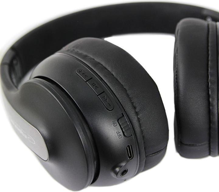 Actual product image Esperanza EH240 Bluetooth headphones headband black (ANC, 7 h, Wireless)