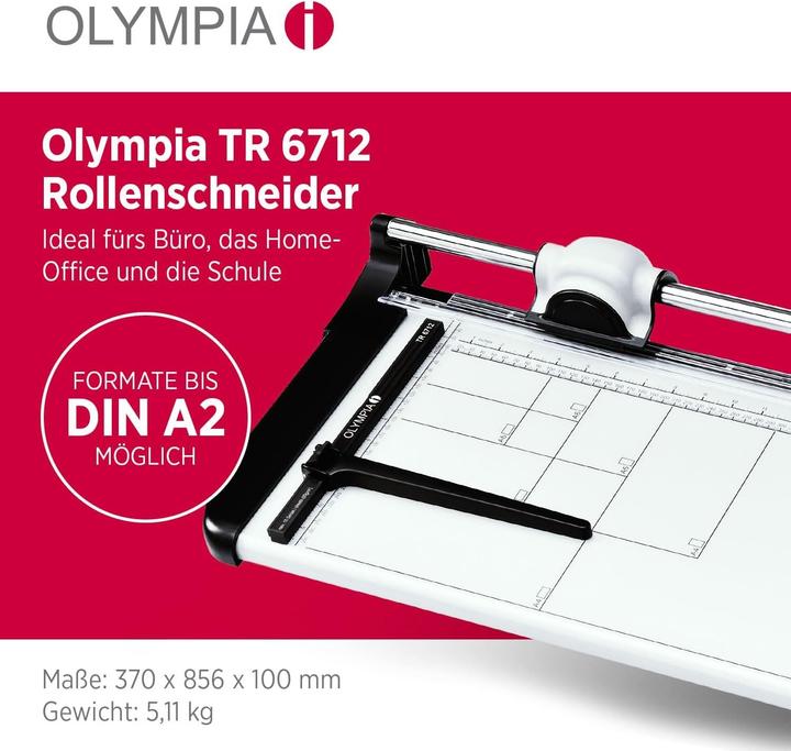 Image du produit Olympia Coupeuse rotative TR 6712 (12 feuilles, A2)