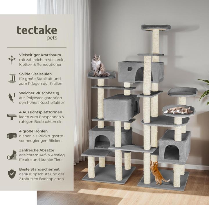 Produktbild tectake Entissar (214 cm, Grau)