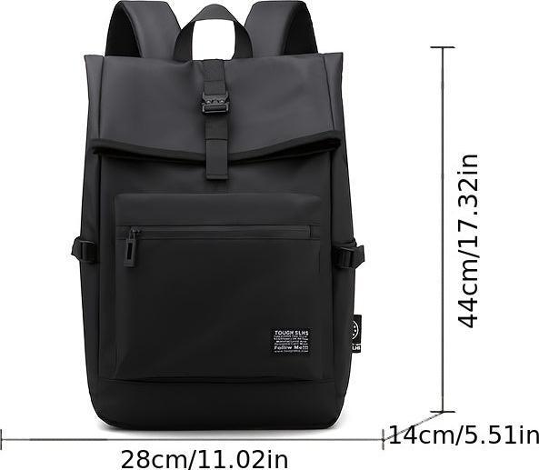 Image du produit Only-Bags.Store Sac à dos décontracté en nylon, grande capacité, sac à dos imperméable à poches multiples