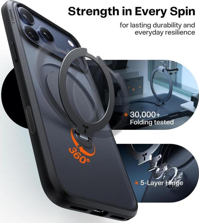 Actual product image Torras Ostand Spin Series (Apple iPhone 17 Pro Max)