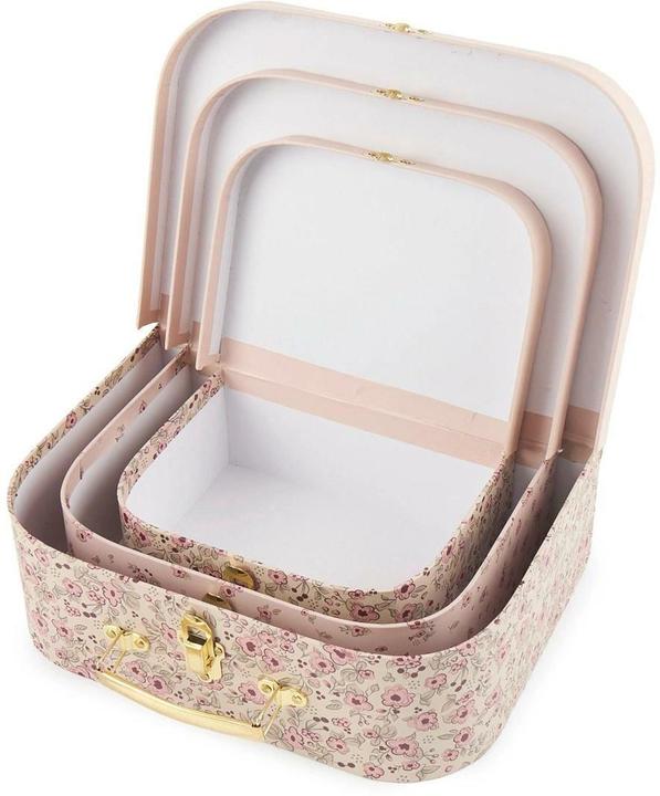 Image du produit Bieco Coffre à jouets Ella dreamy flowers Set de 3 pièces