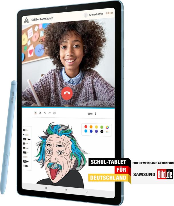 Produktbild Samsung Galaxy Tab S6 Lite (nur WLAN, 10.40", 64 GB, Angora Blue)