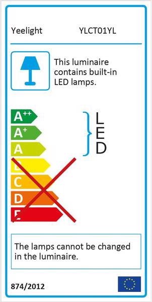 Energie-Label Yeelight Nachttischleuchte D2 (240 lm)