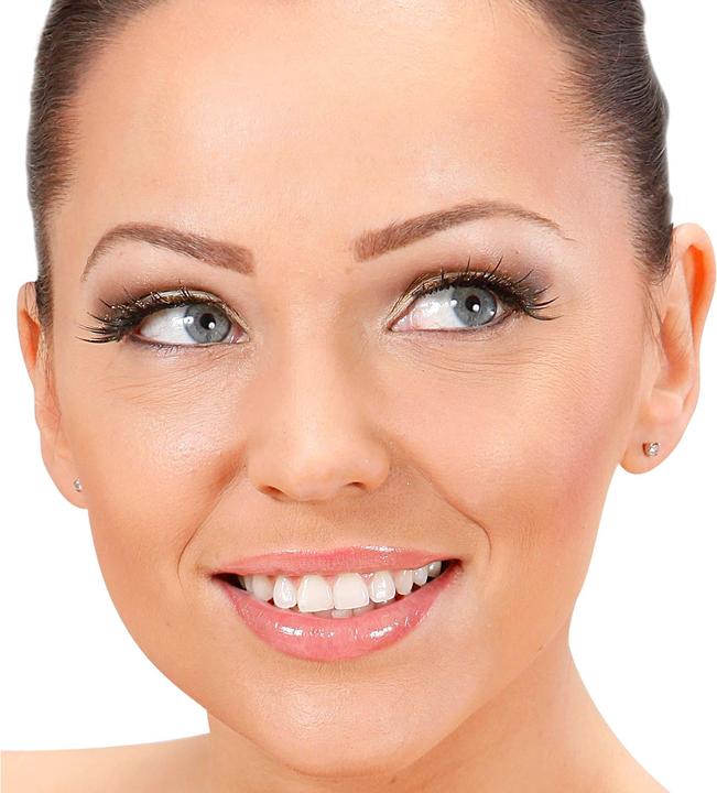 Actual product image Widmann Glitter Eyelashes (Artificial eyelashes)
