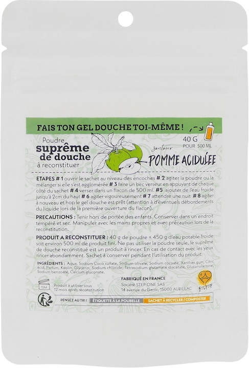Step One Groene appel (500 ml, Badpralines)