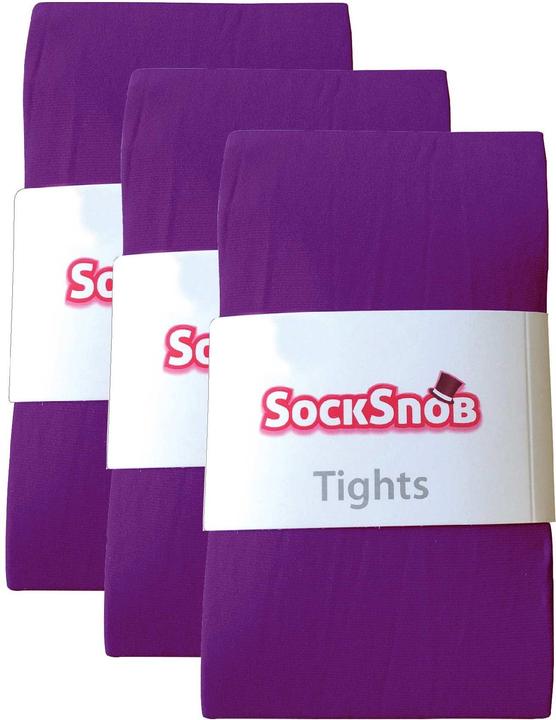 Image du produit Sock Snob 3er Pack Strumpfhose 80 Den | Strumpfhose Blickdicht Matt (80DEN, M)