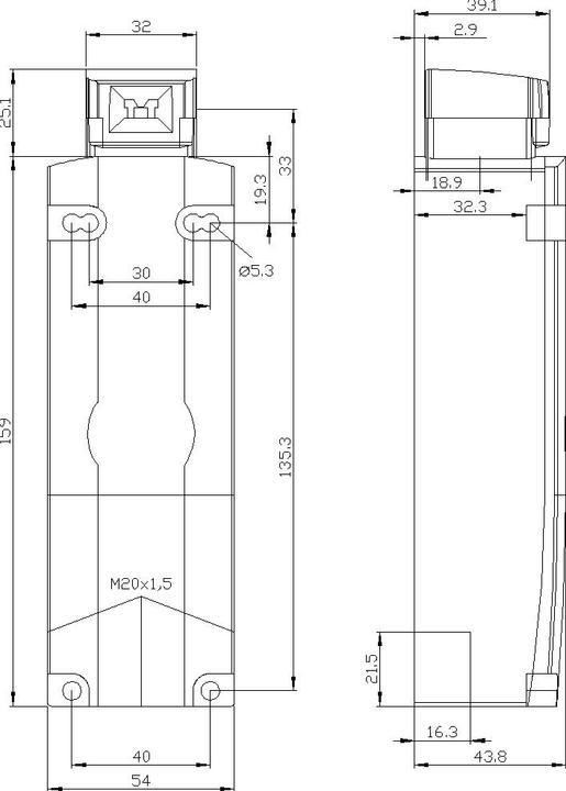 Produktbild Siemens Magnetschalter,Sperrvers.,230VAC