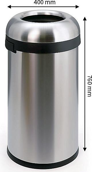 Produktbild kaiserkraft Edelstahl-Abfallsammler (60 l)