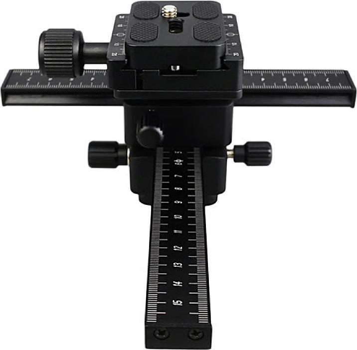 Image du produit JJC Kiwi FC-1II Plateau macro à 2 axes gradués (Poignée pivotante)