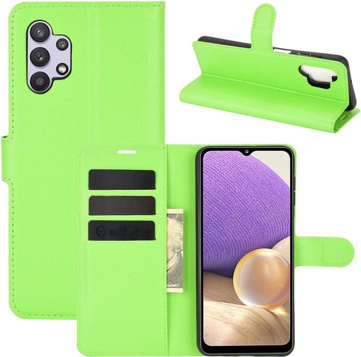Produktbild Cover-Discount Galaxy A32 5G - Leder Etui Hülle grün (Samsung Galaxy A32 5G)