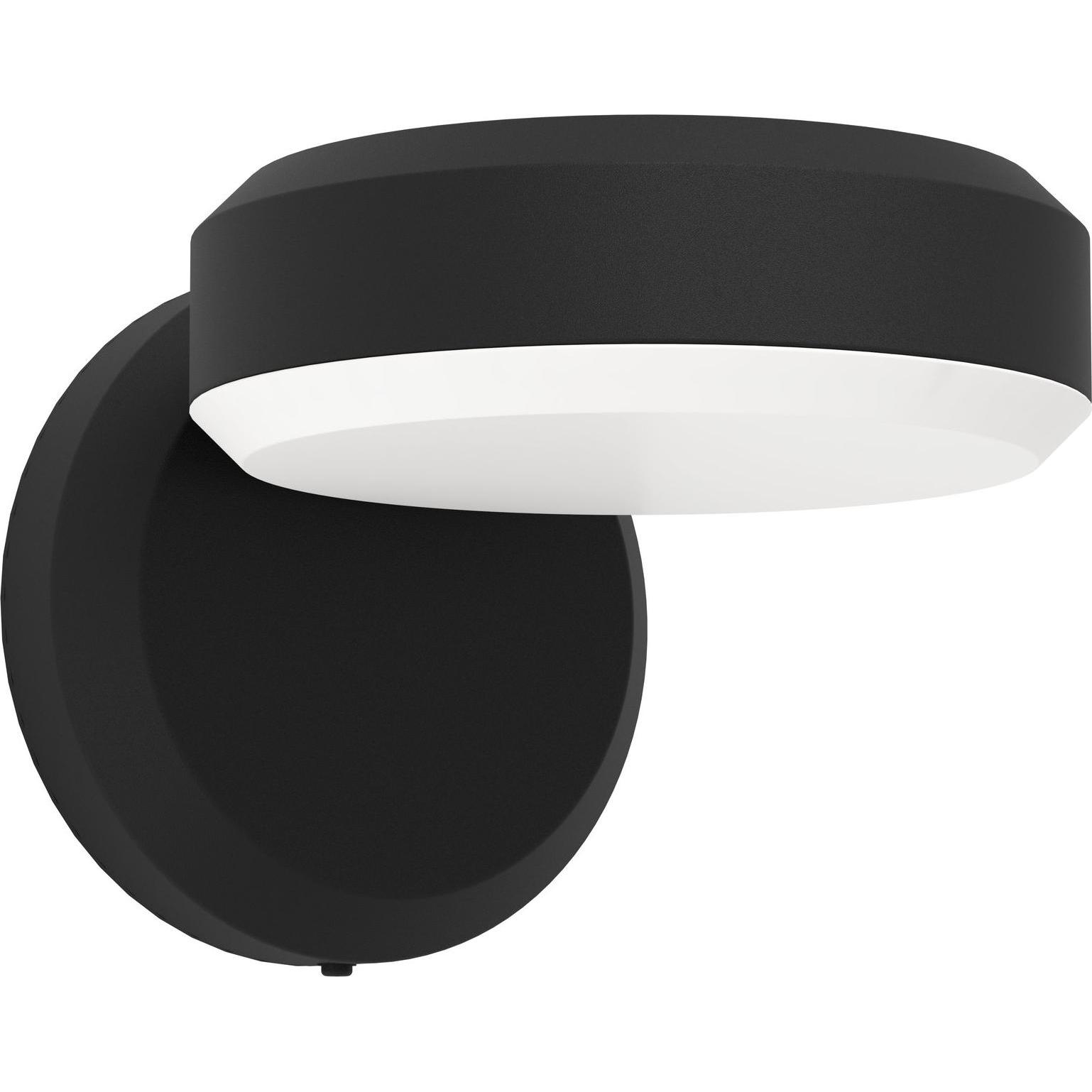 EGLO, Wandleuchte + Deckenleuchte, 900673 FORNACI LED Aussen-Wand-/Deckenleuchte 8,7W Schwarz Weiss Warmweiss IP54 (850 ...