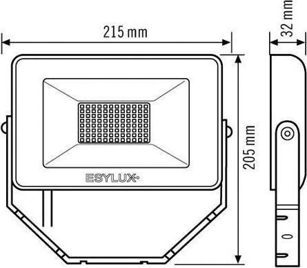 Image du produit Esylux Projecteur à LED (3000 lm, IP65)