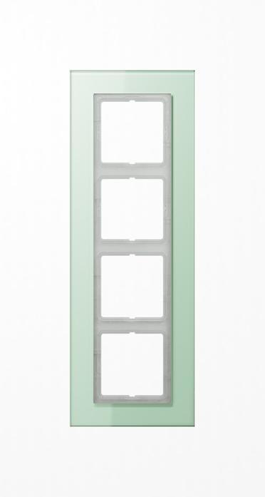 Actual product image JUNG Mounting frame 4f tra mt LS / LS PLUS glass LSP984GLAS