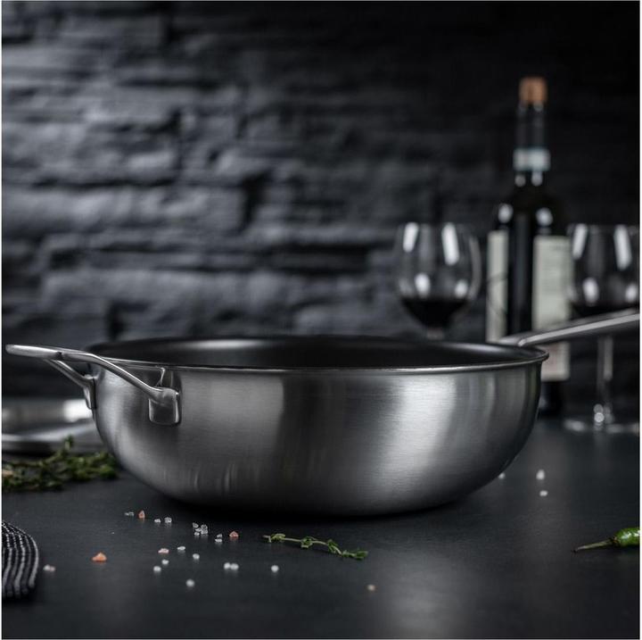 Produktbild Kuhn Rikon Culinary Fiveply Wok (Aluminium, Edelstahl, 28 x 13 cm)