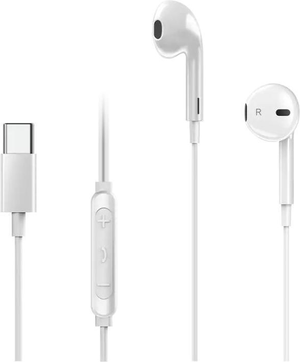 Actual product image Genius HS-M365 USB-C Kabel-Headset Weiss (Cable)