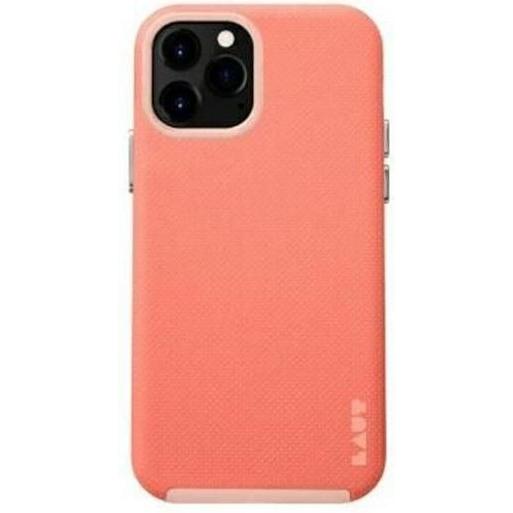 Laut Custodia Shield iPhone 12 Pro Max corallo/różowy 42736 (Apple iPhone 12 Pro Max), Cover smartphone, Rosa
